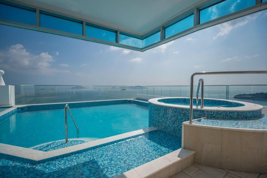 18G Luxury Oceanview With Roof Top Pool Daire Arraijan Dış mekan fotoğraf