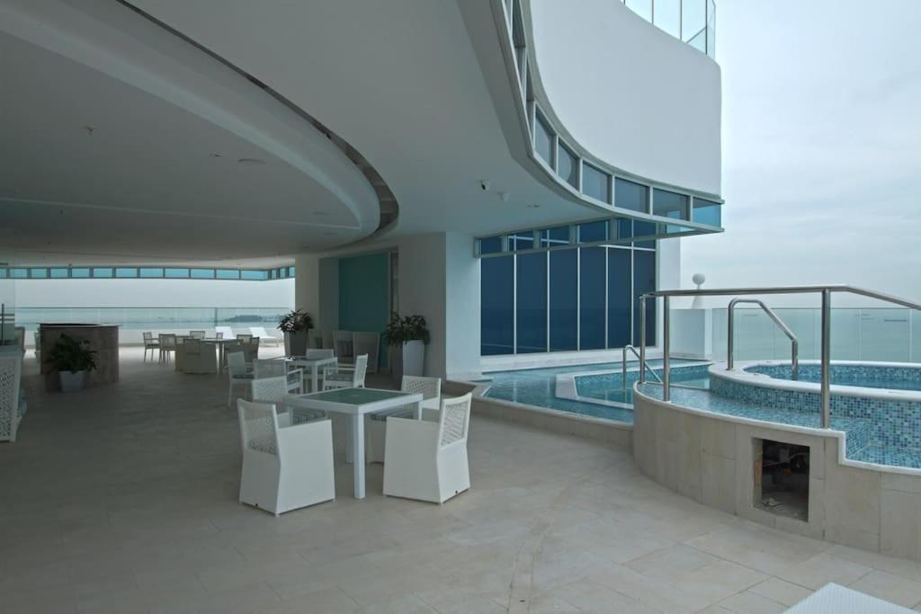 18G Luxury Oceanview With Roof Top Pool Daire Arraijan Dış mekan fotoğraf